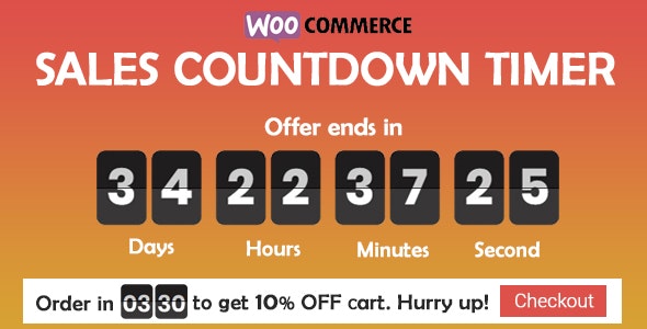 Sales Countdown Timer for WooCommerce and WordPress v1.1.3（已汉化） - 销售倒计时插件