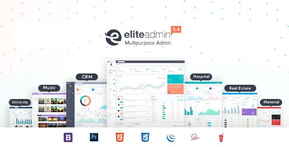 Elite Admin V6.0 - Bootstrap 4后台管理模板