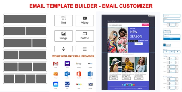 Email Template Builder v1.2.7 - 电子邮件定制器插图