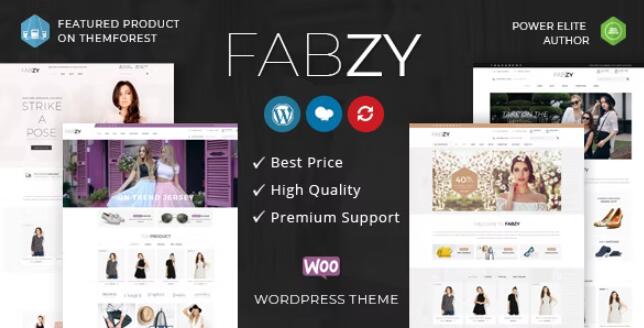 Fabzy v1.0 - 多用途 WooCommerce 主题插图