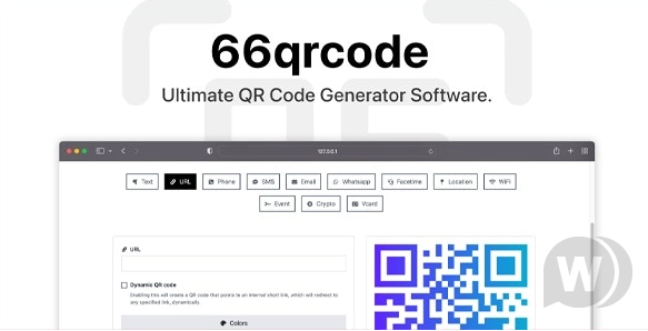 66qrcode v18.0.0 - 通用二维码生成器 (SAAS)插图