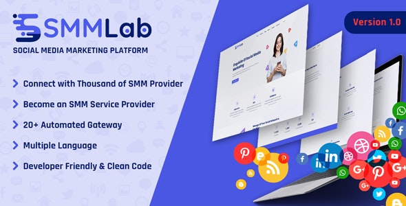 SMMLab v2.4（已汉化90%） - 社交媒体营销 SMM 平台插图