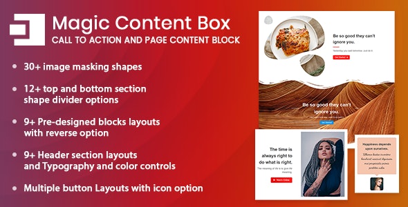 Magic Content Box v1.2.0 - WordPress 的页面内容生成器