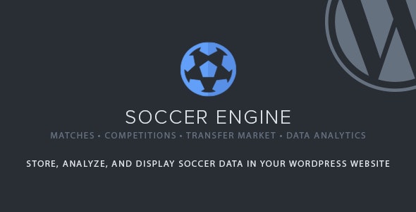 Soccer Engine v1.25 - WordPress 分析和显示足球数据插件