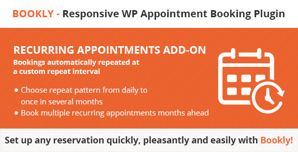Bookly Recurring Appointments (Add-on) v5.8