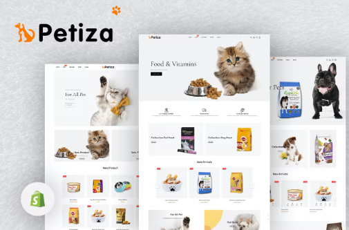 Petiza v1.0.0 - 宠物食品店响应式 Shopify 主题