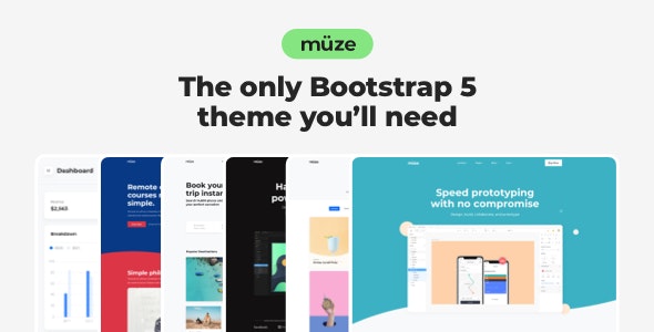 Muze v1.1 - 多功能 HTML5 模板