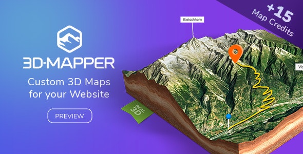 3D Map v1.0 - Wordpress 3D 地图插件