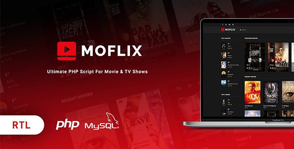 MoFlix v2.0.0 - 电影和电视节目的终极 PHP 源码