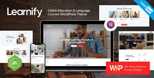 Learnify v1.12.0 - WordPress 在线教育课程主题插图