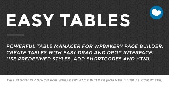 Easy Tables v2.2.0 - WPBakery Page Builder 表格管理器插图