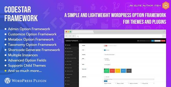 Codestar Framework v2.28（已汉化） - WordPress 选项框架插图