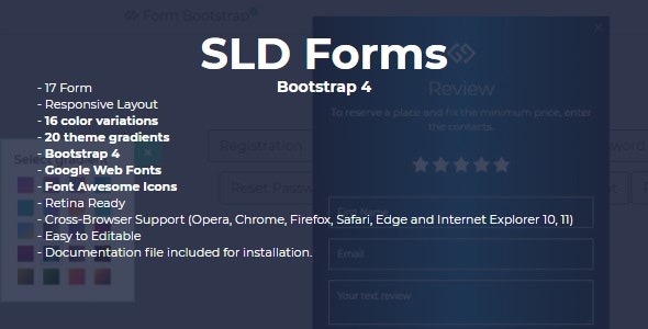 SLD Forms Bootstrap 4 v1.4插图