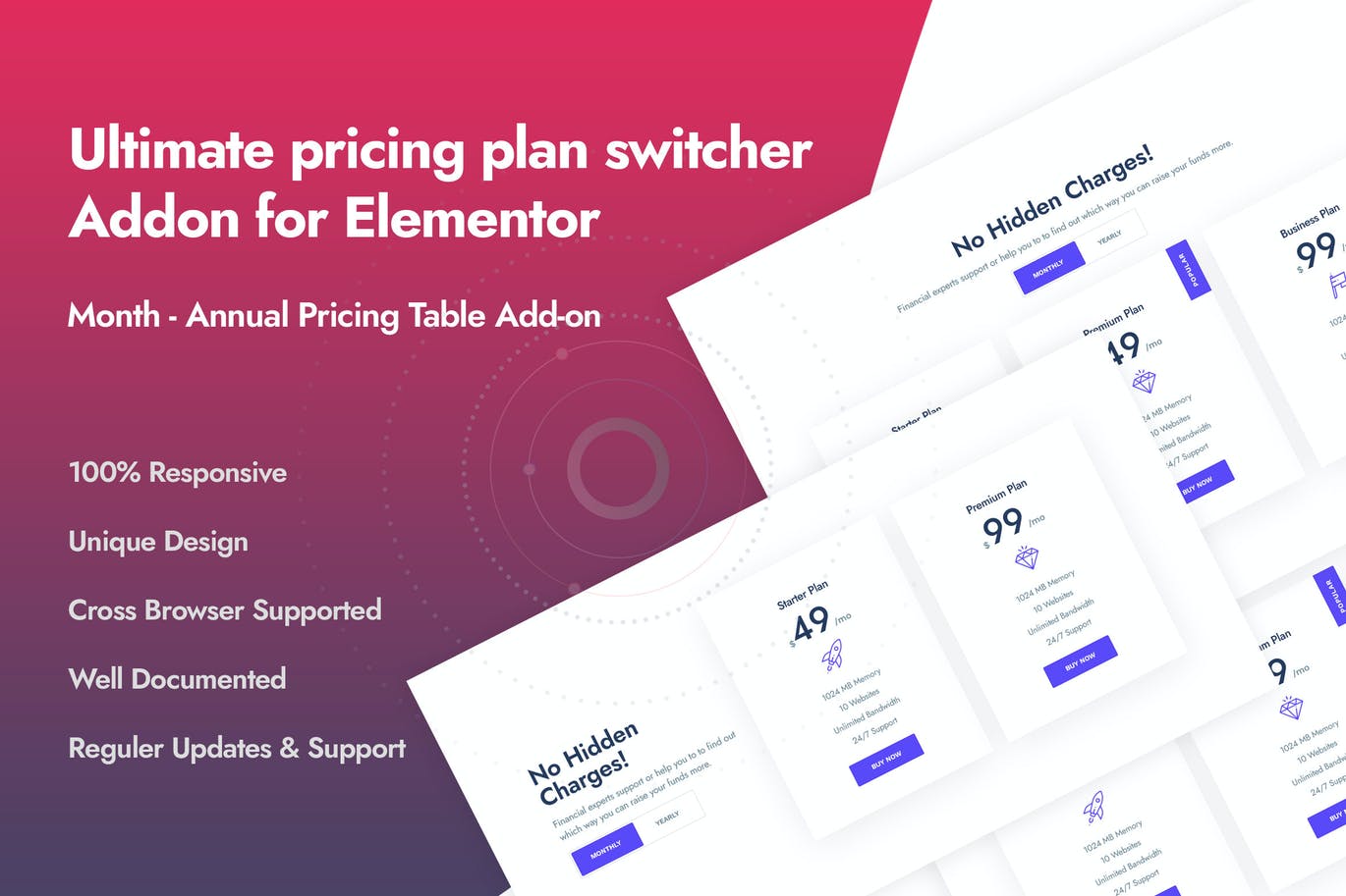 Ultimate Pricing Plan Switcher Addon for Elementor v1.0.2插图