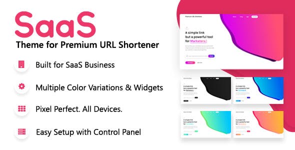 SaaS Theme for Premium URL Shortener v5.6.1插图