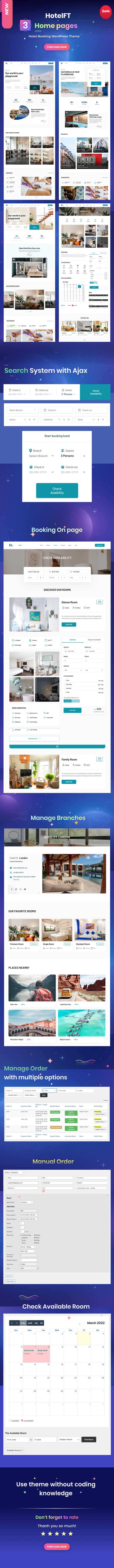 HotelFT v1.1.0 -  WordPress 酒店预订主题插图(1)