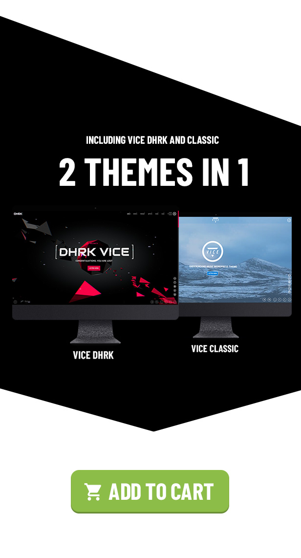 Vice v2.3.1 - WordPress 音乐网站主题插图(3)