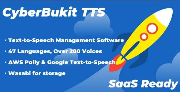 CyberBukit TTS v1.2.2破解版 – 文本到语音–支持SaaS