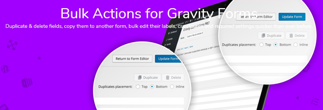 Gravity Forms Bulk Actions Add-On v1.3.4（已汉化）