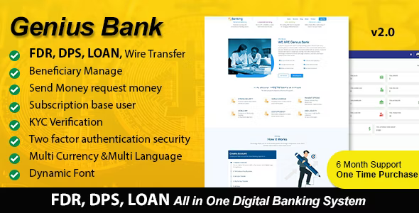 Genius Bank v3.0（已汉化） - 多合一数字银行系统