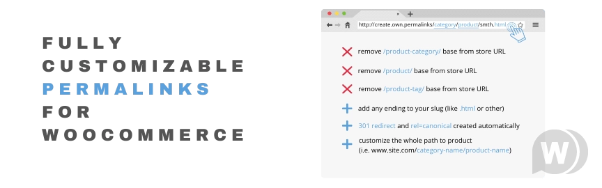 Custom Permalinks for WooCommerce v1.2.0（已汉化） - WooCommerce 自定义永久链接插件