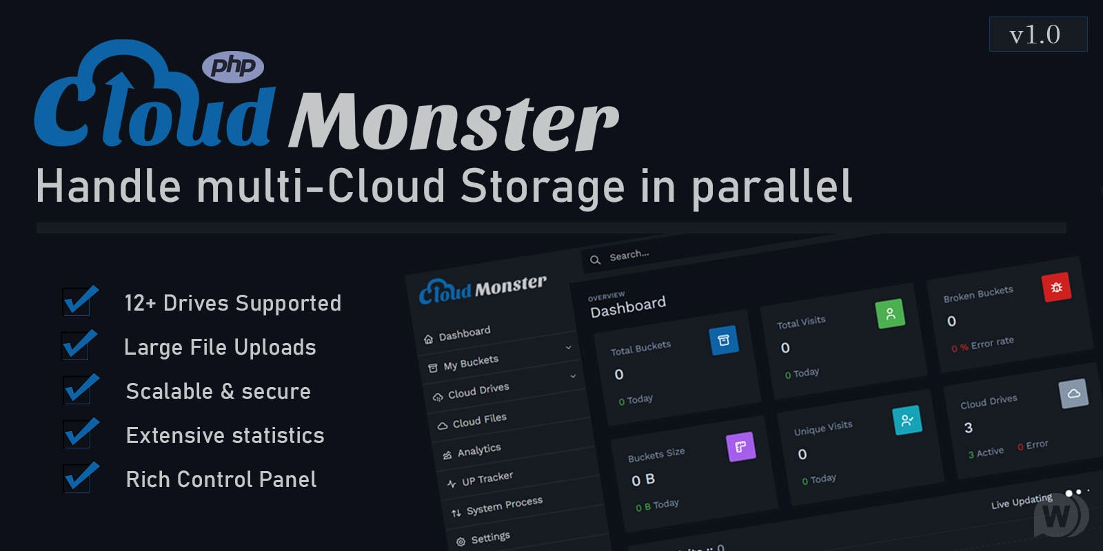 Cloud Monster v1.1 - 云存储管理源码