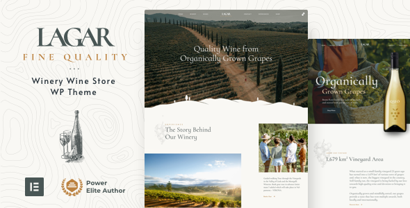Lagar v9.4（后端已汉化） - Winery Wine Shop WordPress