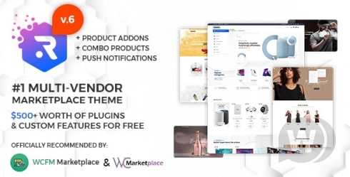 Rigid v6.0.1 - WCFM 多供应商市场和单一商店的 WooCommerce 主题