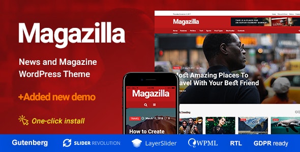 Magazilla v1.1.2 - 新闻杂志主题