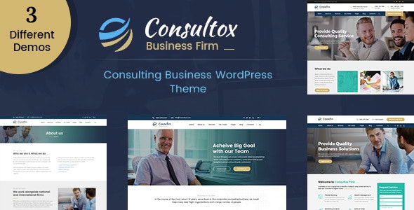 Consultox v2.5 - WordPress 咨询业务主题
