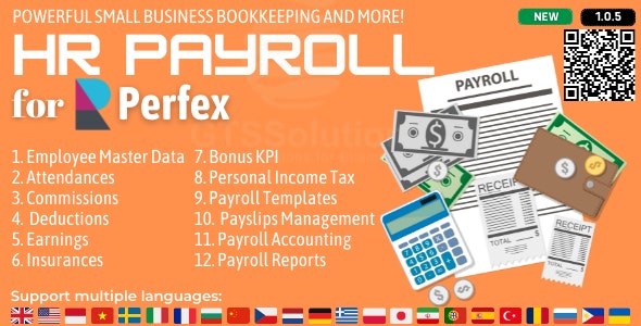 HR Payroll module for Perfex CRM v1.0.4