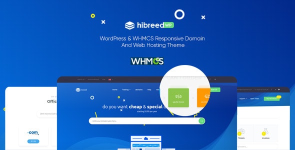 hibreed - WordPress 和 WHMCS 托管主题