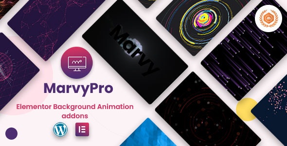 MarvyPro v1.6 - Elementor 背景动画插件