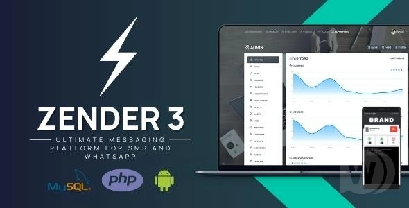 Zender v3.8.6 - 用于 SMS、WhatsApp 和使用 Android 设备作为 SMS 网关 (SaaS) 的终极消息传递平台插图