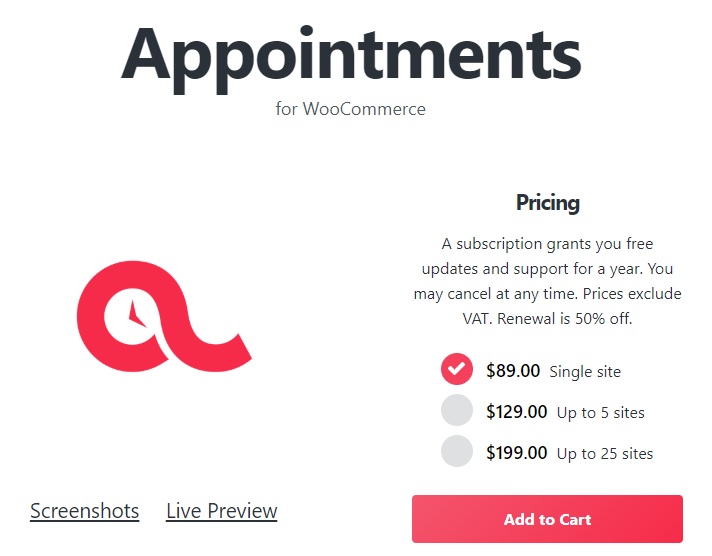 BookingWP WooCommerce Appointments v4.16.1（已汉化） - WordPress 网站预订管理插件插图