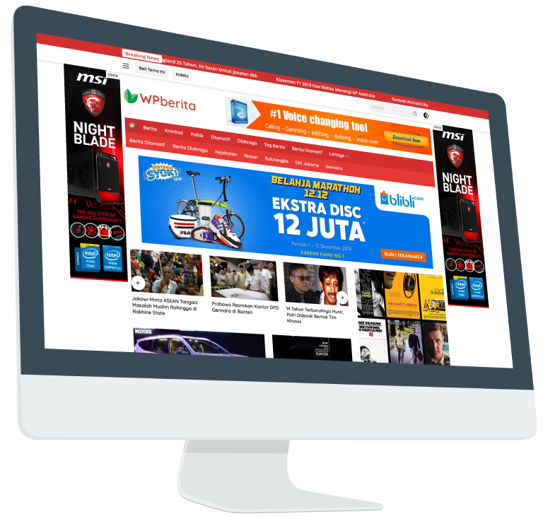 Wpberita v2.0.5 - WordPress 新闻主题插图