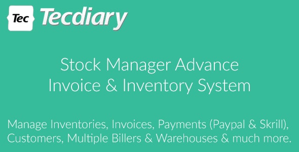 Stock Manager Advance (Invoice & Inventory System) v3.5.2 - 发票和库存系统插图