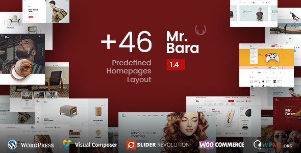 Mr.Bara v1.9.6 - 响应式多功能电子商务 WordPress 主题插图