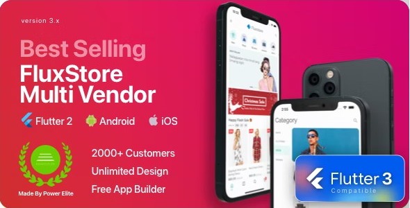 Fluxstore Multi Vendor v3.0.6 – Flutter 电商全应用插图