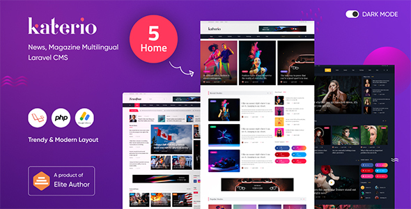 Katerio v1.0.8 - 新闻与杂志多语言 CMS