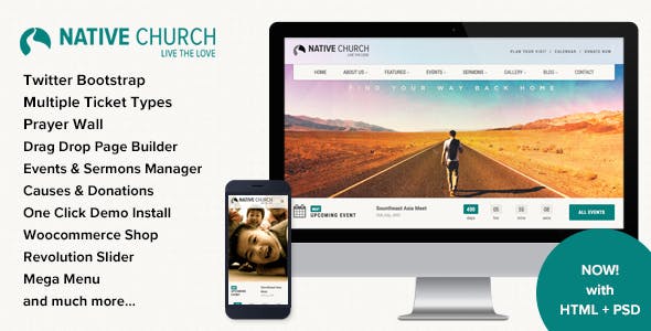 Native Church v4.7.3 - WordPress 多用途主题