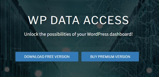 WP Data Access Premium v5.2.11（已汉化80%） - WordPress 仪表板和数据小工具