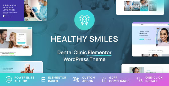 Healthy Smiles v1.0.8 - WordPress 牙科主题