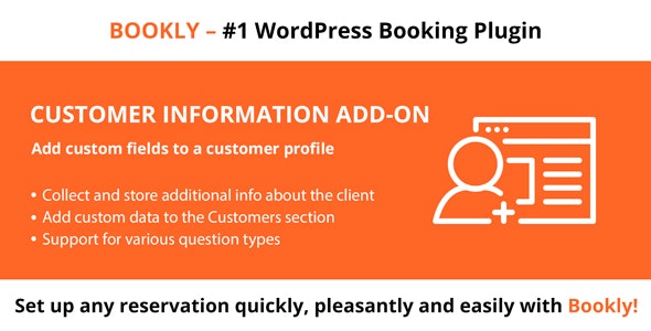 Bookly Customer Information (Add-on) v3.1