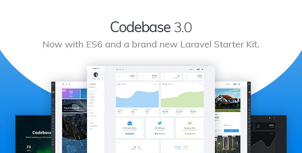 Codebase v5.7 - Bootstrap 4 管理仪表板模板和 Laravel Starter Kit