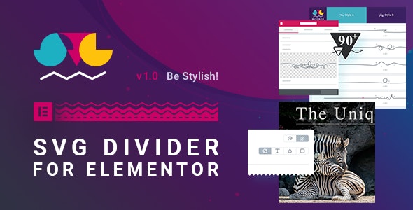 SVG Divider for Elementor Page Builder v1.0插图