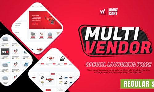 Multi-Vendor  v1.9.5 - AmazCart Laravel Ecommerce System CMS插件插图