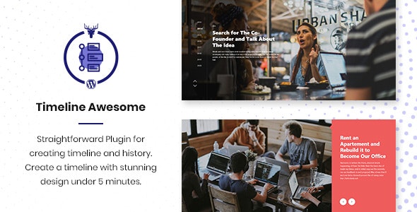 Timeline Awesome Pro v1.1.2（已汉化） - WordPress 时间线和历史插件插图