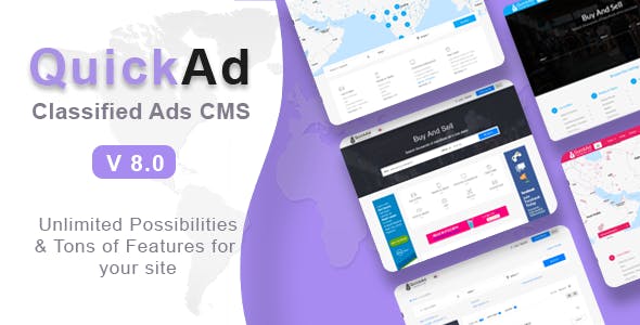 Quickad v10.2 - 分类广告 CMS PHP源码插图