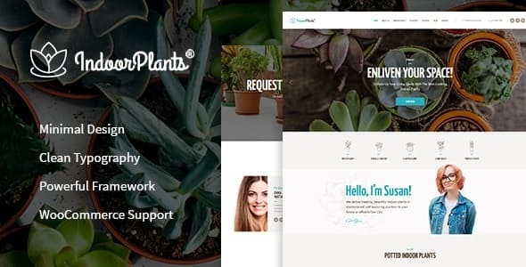 Indoor Plants v1.2.4 - WordPress 园艺主题
